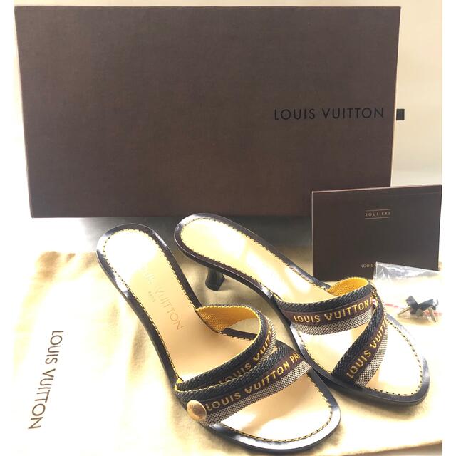 LOUIS VUITTON(ルイヴィトン)の【全国送料無料】LOUIS VUITTON ルイヴィトン ミュール♯35 1/2 レディースの靴/シューズ(サンダル)の商品写真