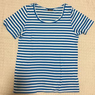 ジャーナルスタンダード(JOURNAL STANDARD)のジャーナルスタンダード 水色のボーダーTシャツ(Tシャツ(半袖/袖なし))