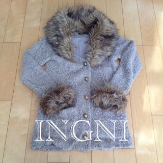 イング(INGNI)のファー付きニット/INGNI(ニット/セーター)