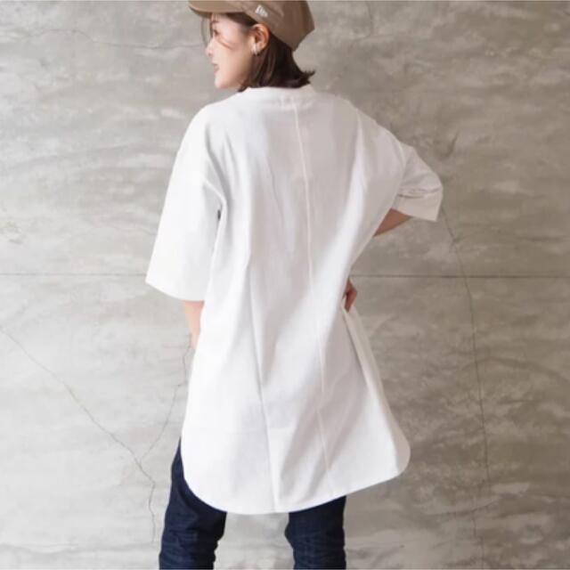 タンタンで購入AUG ドライシルケットミディTシャツ