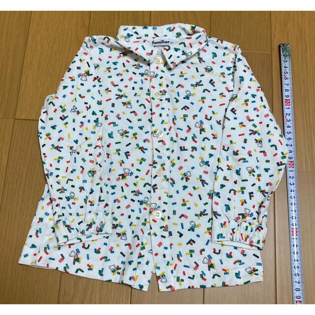 familiar(ファミリア)のfamiliar ファミリア レゴ ブロック ブラウス シャツ 100 キッズ/ベビー/マタニティのキッズ服男の子用(90cm~)(ブラウス)の商品写真