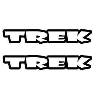 ＜01＞ カッティングシート　TREK　トレック　２枚セット　ステッカー(その他)