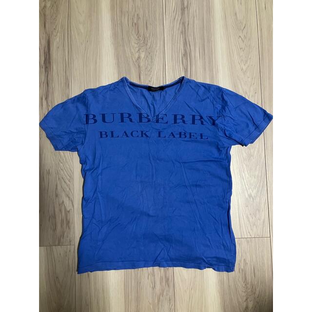 BURBERRY BLACK LABEL(バーバリーブラックレーベル)のBURBERRY ブラックレーベル シャツ Vネック メンズのトップス(Tシャツ/カットソー(半袖/袖なし))の商品写真