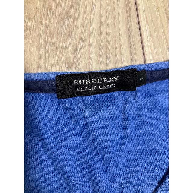 BURBERRY BLACK LABEL(バーバリーブラックレーベル)のBURBERRY ブラックレーベル シャツ Vネック メンズのトップス(Tシャツ/カットソー(半袖/袖なし))の商品写真