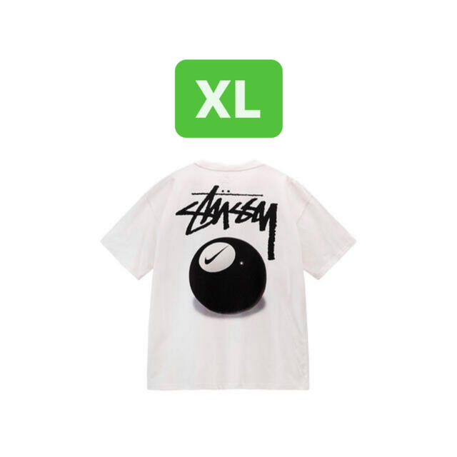 NIKE STUSSY SS 8 Ball T-Shirt White