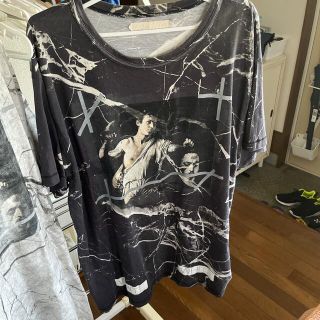 オフホワイト(OFF-WHITE)のRRR様専用　オフホワイト　マーブル　Tシャツ　ブラック(Tシャツ/カットソー(半袖/袖なし))