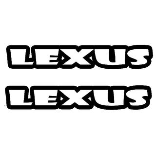 ＜02＞ カッティングシート　LEXUS　レクサス　２枚セット　ステッカー(その他)