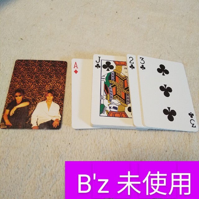 B'z　トランプ エンタメ/ホビーのタレントグッズ(ミュージシャン)の商品写真