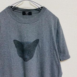 カバンドズッカ(CABANE de ZUCCa)のCABANE de ZUCCa  e.m. キャット ラインストーン　Tシャツ(Tシャツ/カットソー(半袖/袖なし))