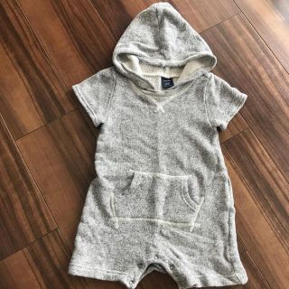 ベビーギャップ(babyGAP)のbabygap スウェットボディスーツ　つなぎ　ロンパース(ロンパース)