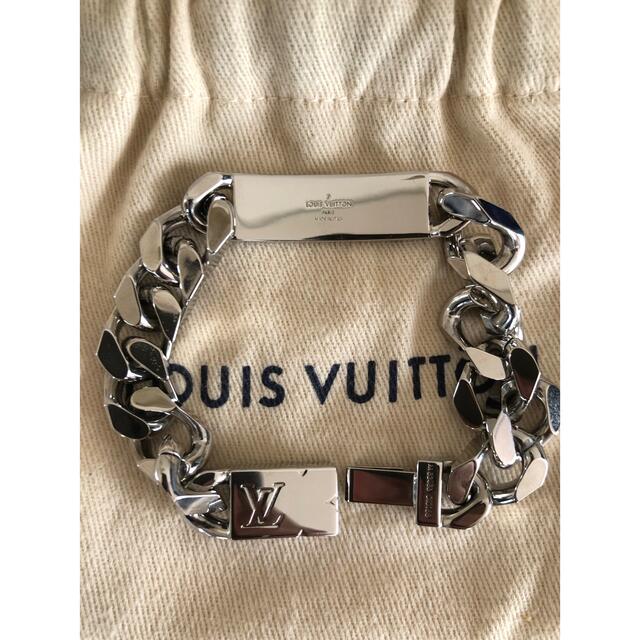 LOUIS VUITTON(ルイヴィトン)の★ルイヴィトン M62486  チェーンブレスレット★ モノグラム ロゴプレート メンズのアクセサリー(ブレスレット)の商品写真