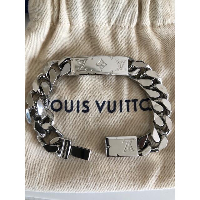 LOUIS VUITTON(ルイヴィトン)の★ルイヴィトン M62486  チェーンブレスレット★ モノグラム ロゴプレート メンズのアクセサリー(ブレスレット)の商品写真