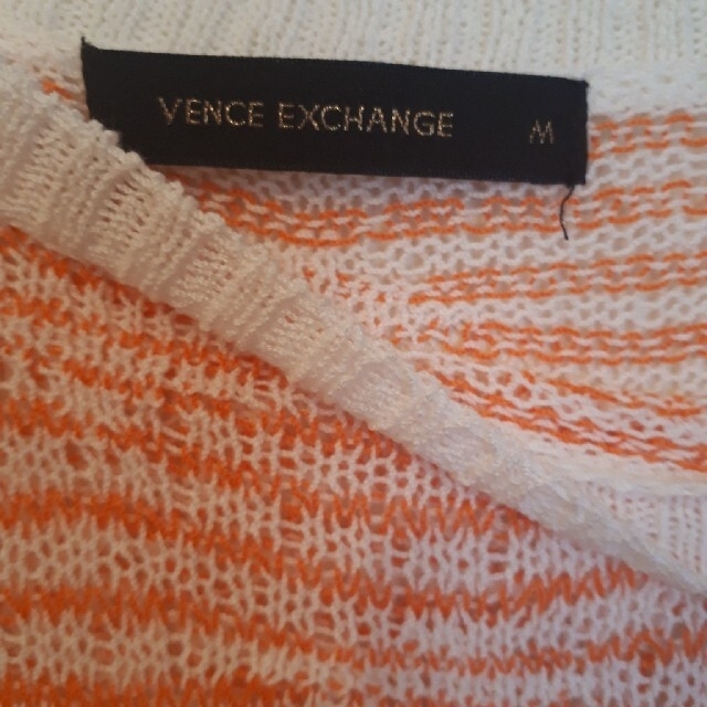 VENCE EXCHANGE(ヴァンスエクスチェンジ)のVENCE EXCHANGE 鍵編みトップス レディースのトップス(カットソー(半袖/袖なし))の商品写真