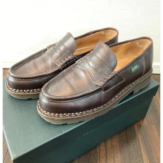 Paraboot(パラブーツ)のParaboot Reims パラブーツ ランス cafe 6.5 メンズの靴/シューズ(ドレス/ビジネス)の商品写真