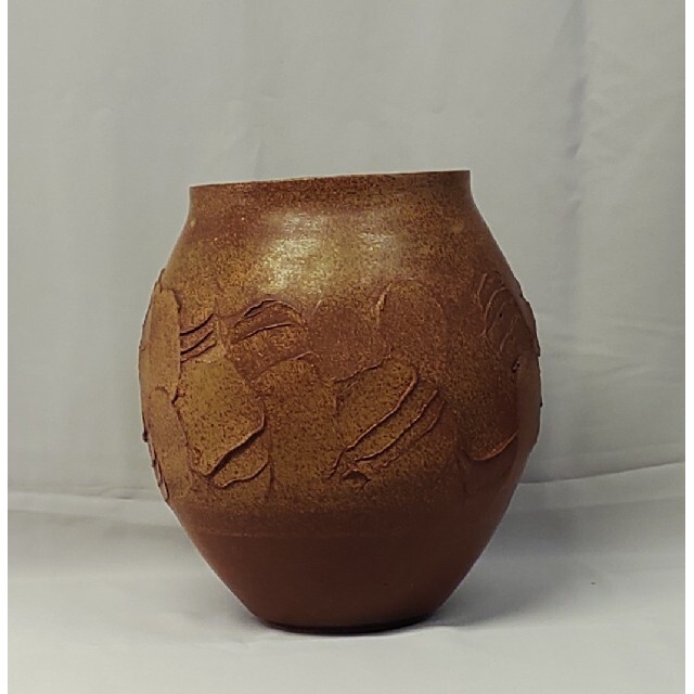 熊野焼 花瓶 - 陶芸