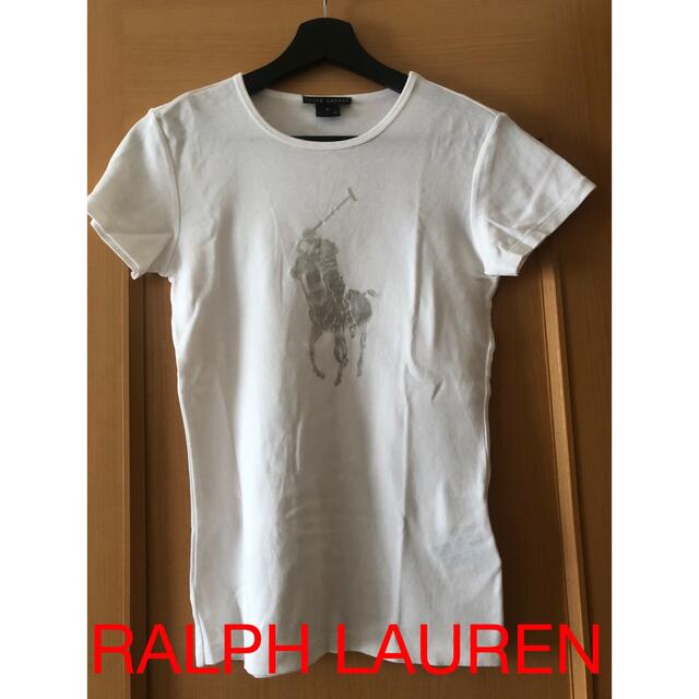 Ralph Lauren(ラルフローレン)のRALPHLAUREN 半袖Tシャツ 白 M レディースのトップス(Tシャツ(半袖/袖なし))の商品写真