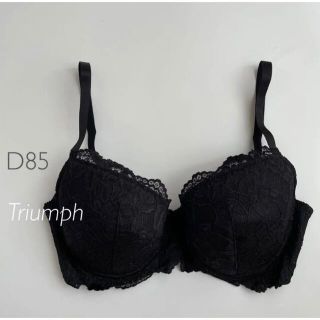 トリンプ(Triumph)のトリンプ  D85 ブラック　4/5カップブラ　レースブラ　ブラジャー(ブラ)