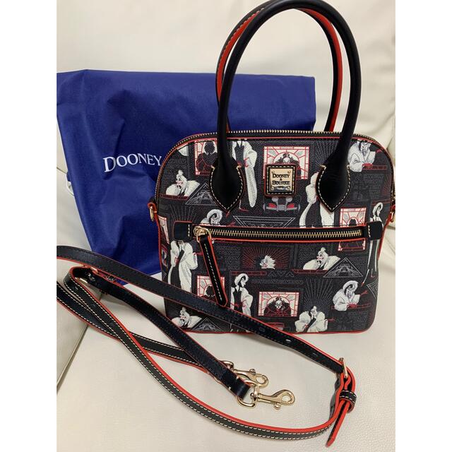 ミニーディズニー　ハロウィン　トート　ハロウィン　クルエラ　DOONEY&BOURKE