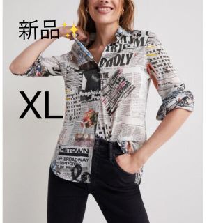 デシグアル(DESIGUAL)の新品✨タグ付き♪ 未開封❣️ デシグアル　新作　シャツ　XLサイズ　大特価‼️(シャツ/ブラウス(長袖/七分))