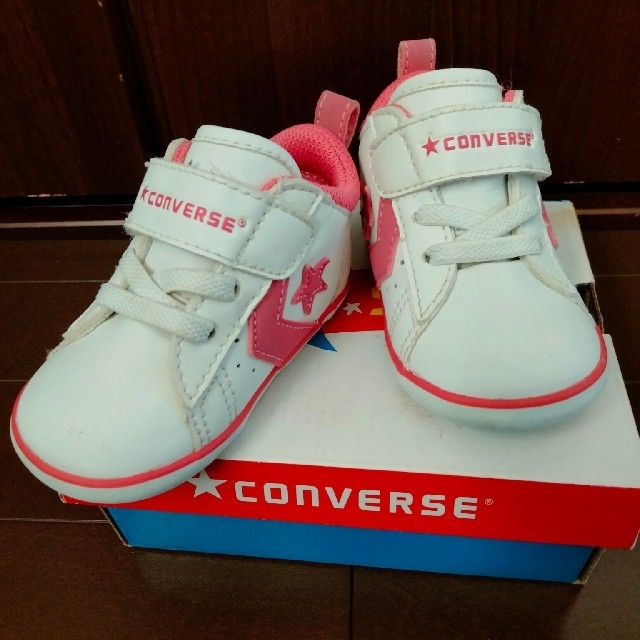 CONVERSE(コンバース)のconverse　12cm　ピンク キッズ/ベビー/マタニティのベビー靴/シューズ(~14cm)(スニーカー)の商品写真