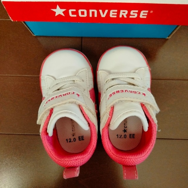 CONVERSE(コンバース)のconverse　12cm　ピンク キッズ/ベビー/マタニティのベビー靴/シューズ(~14cm)(スニーカー)の商品写真