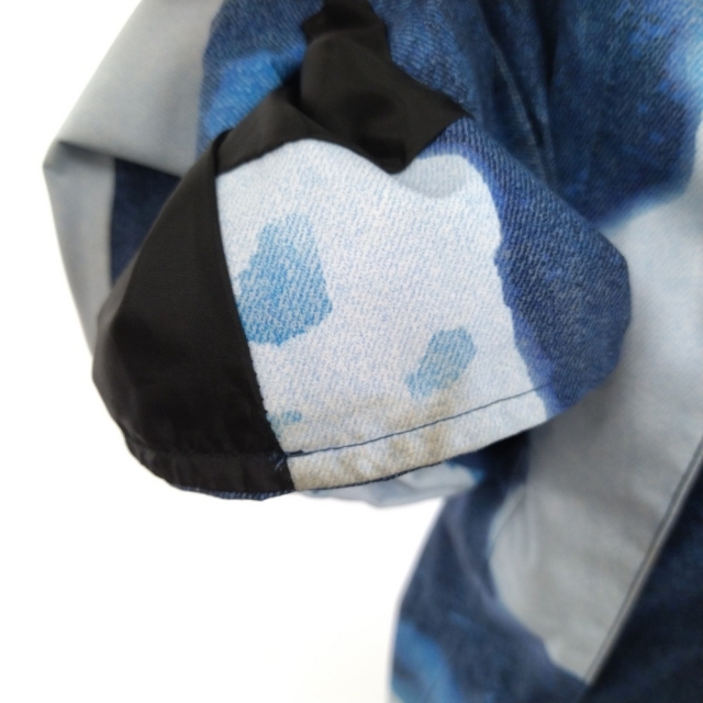 SUPREME シュプリーム 21AW×THE NORTH FACE Bleached Denim Print Mountain Jacket ノースフェイス ブリーチデニム マウンテンジャケット ブルー NP52100I