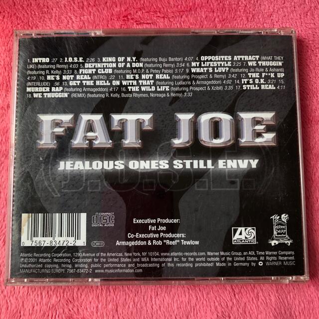 CD アルバム　FAT JOE  JEAOUS ONES STILL ENVY エンタメ/ホビーのCD(ヒップホップ/ラップ)の商品写真