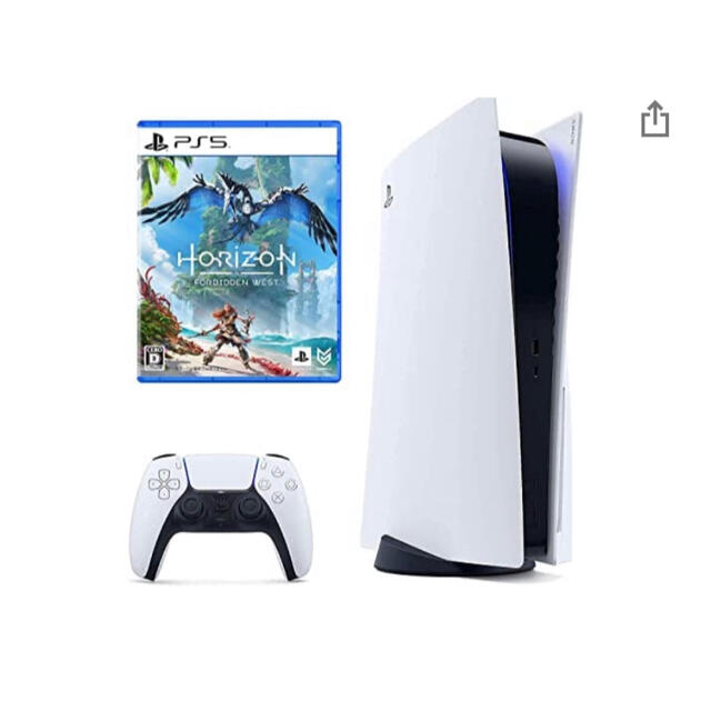 SONY(ソニー)のPlayStation 5+ Horizon Forbidden West エンタメ/ホビーのゲームソフト/ゲーム機本体(家庭用ゲーム機本体)の商品写真