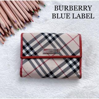 BURBERRY BLUE LABEL - バーバリーブルーレーベル 二つ折り財布 ノバ