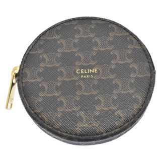 celine - CELINE セリーヌ TRIOMPHE COIN CASE 10D222BQ3