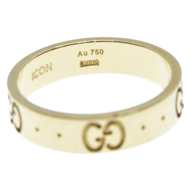 GUCCI グッチ ICON RING Au750 アイコンリング 指輪 イエローゴールド