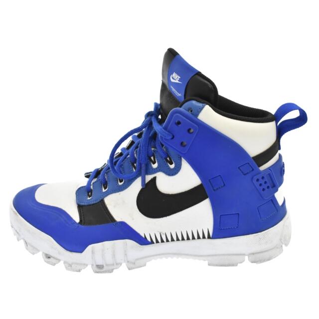 NIKE(ナイキ)のNIKE ナイキ ×UNDERCOVER SFB JUNGLE DUNK 910092-100 ×アンダーカバー ジャングルダンク ハイカットスニーカー シューズ ホワイト×ブラック×ブルー メンズの靴/シューズ(スニーカー)の商品写真