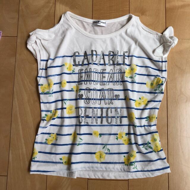 しまむら(シマムラ)の120 こどもTシャツ　2枚セット キッズ/ベビー/マタニティのキッズ服女の子用(90cm~)(Tシャツ/カットソー)の商品写真