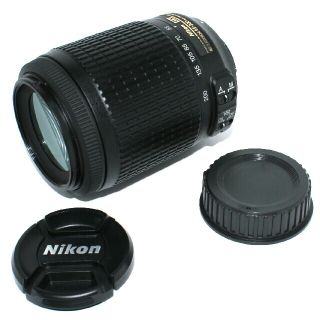 ニコン(Nikon)の✨極美品✨Nikon AF-S DX VR 55-200mm 手振れ補正機能付き(レンズ(ズーム))