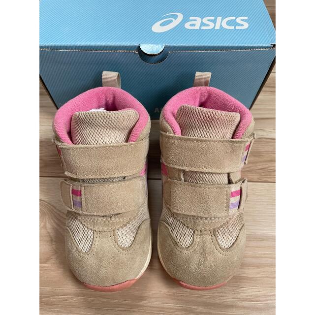 asics(アシックス)のasics スクスクベビー14cm ベージュ×ラベンダー キッズ/ベビー/マタニティのベビー靴/シューズ(~14cm)(スニーカー)の商品写真