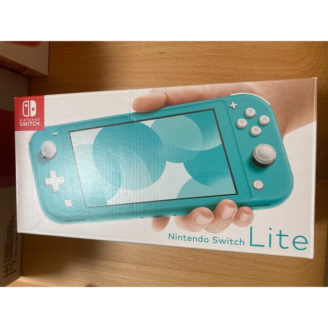 Nintendo Switch lite スイッチ ライト ターコイズ 本体 - 携帯用