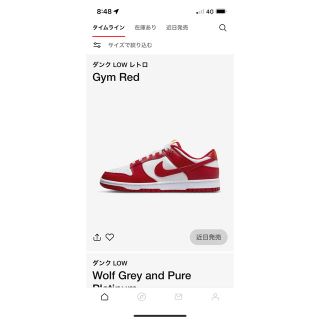 ナイキ(NIKE)のNike Dunk Low "Gym Red"(スニーカー)