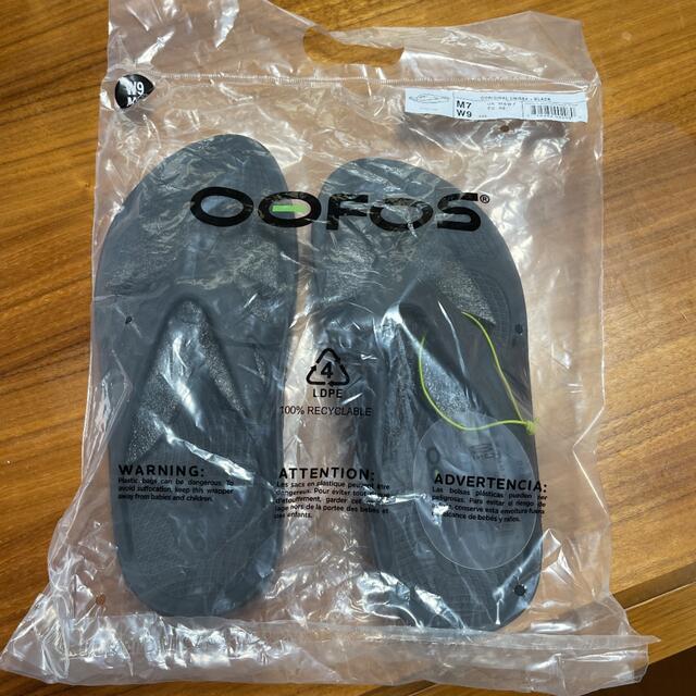 OORIGINAL 26 ブラック 黒 oofos リカバリーサンダル 新品