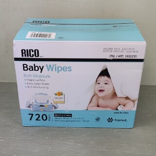 リコ(RICO)のRICO 　ベビーワイプ　赤ちゃん用おしりふき 720枚入(ベビーおしりふき)