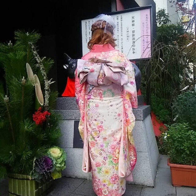 GUNNE SAX - 成人式卒業式 ヴィンテージ サテンシルク チュール ヘッド