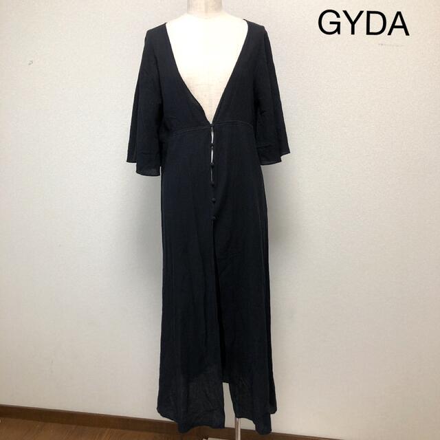 GYDA(ジェイダ)のGYDA ロングワンピース　黒 レディースのワンピース(ロングワンピース/マキシワンピース)の商品写真