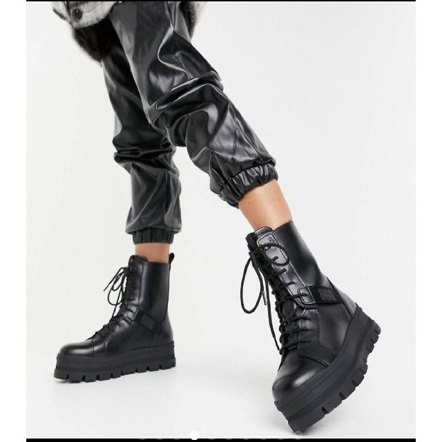 UGG - 【新品】UGG 防水 本革レザーブーツ ブラック 25.0cmの通販 by
