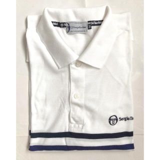 セルジオタッキーニ(Sergio Tacchini)のセルジオ タッキーニのテニスウェア(M、白色+４本線)(ウェア)