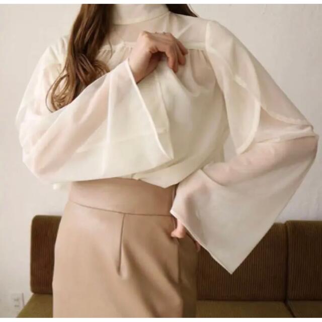 Acka sheer flare blouse 激安工場直販 レディース | bca.edu.gr