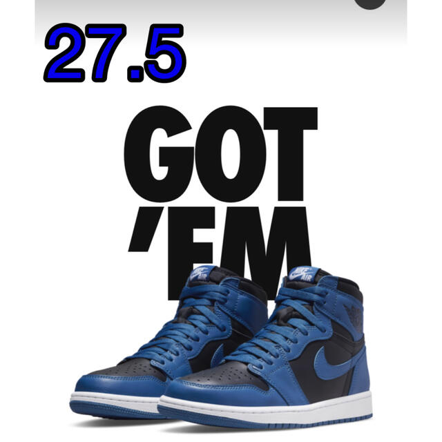 Nike Air Jordan 1 High Dark Marina Blue