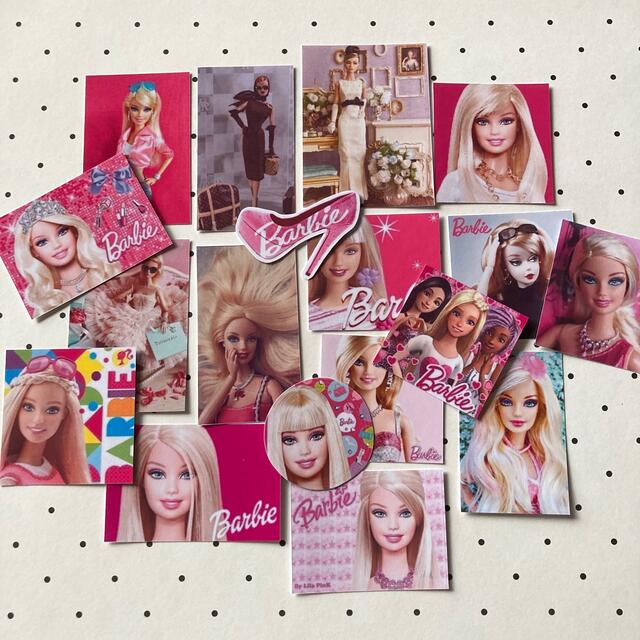 フレークシール（Barbie） ハンドメイドの文具/ステーショナリー(その他)の商品写真