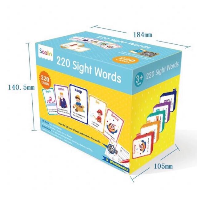 Sight words flash card サイトワーズ フラシュカード 新品