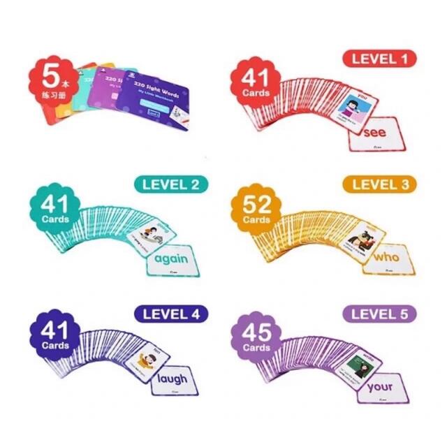 Sight words flash card サイトワーズ フラシュカード 新品