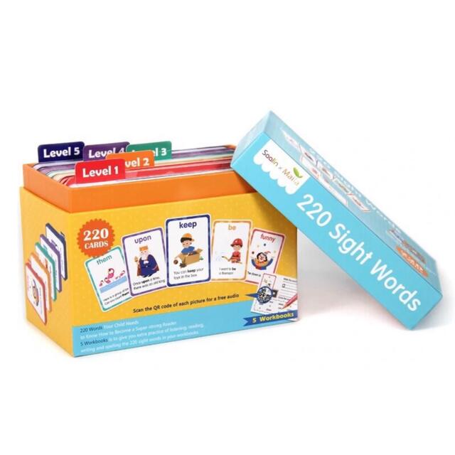 Sight words flash card サイトワーズ フラシュカード 新品