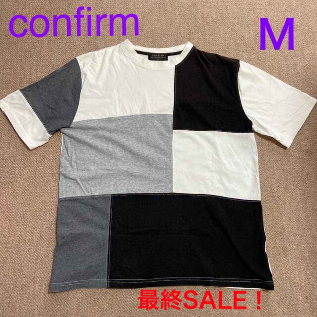 Confirm(コンファーム)の【コンファーム】メンズ　ボーダー Tシャツ  Ｍサイズ メンズのトップス(Tシャツ/カットソー(半袖/袖なし))の商品写真